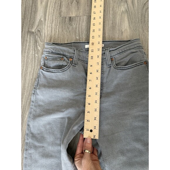 Levi's Womens 90s Wedgie Straight Jeans in Washed Black Grey Size 27 - Picture 5 of 6